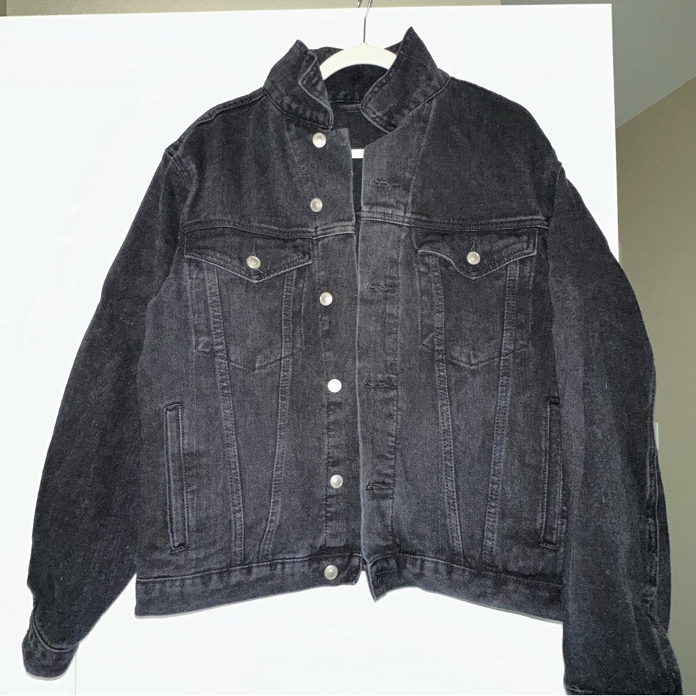 Princess Polly Black Denim Jacket